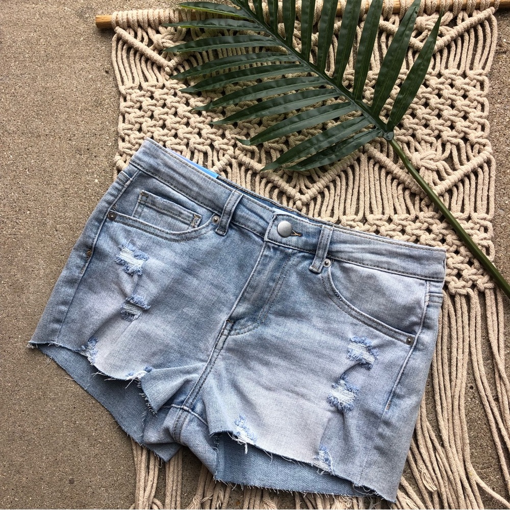 NWT Abound Distressed Jean Shorts Size 28